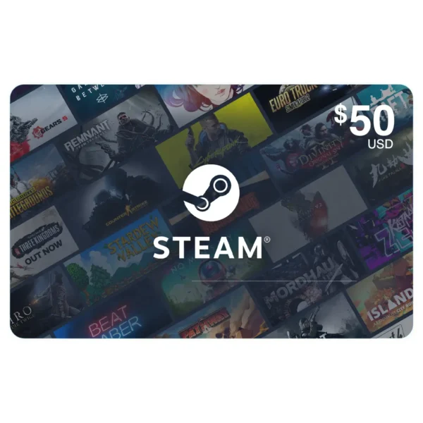 $50 Steam Gift Card (US) – Fast Digital Email Delivery for Steam Wallet Credit